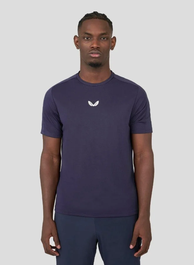 CASTORE Navy Mesh Mix Cobalt Capsule Tee